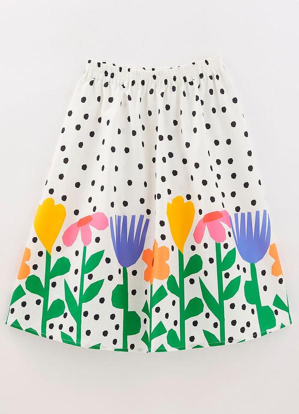 Fábula - Saia Jardim Recortado