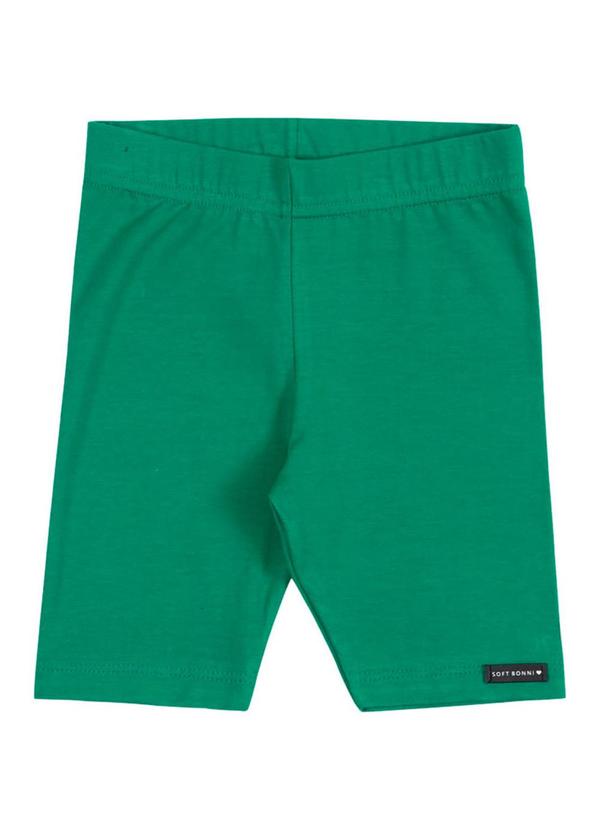 Soft Bonni - Bermuda Básica Ciclista Cotton Verde