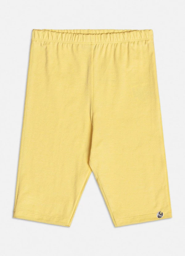 Bimbi - Bermuda Biker Básica Amarelo Manteiga Amarelo