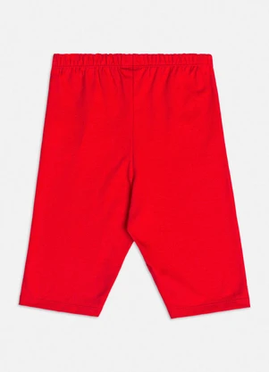 Bimbi - Bermuda Biker Básica Vermelha Vermelho - BIMBI