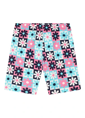 Duduka - Bermuda Ciclista Básica Infantil Azul - DUDUKA