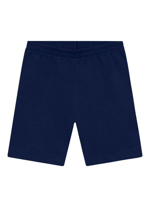 Duduka - Bermuda Ciclista Básica Infantil Marinho