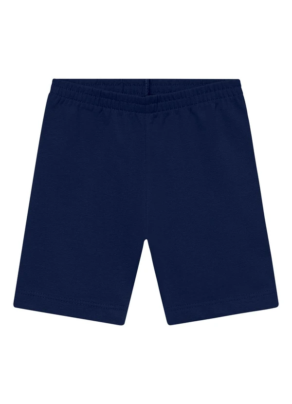 Duduka - Bermuda Ciclista Básica Infantil Marinho 1