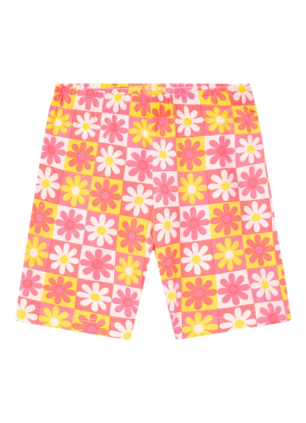 Duduka - Bermuda Ciclista Básica Infantil Rosa 1