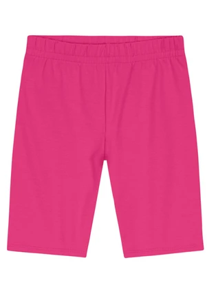 Brandili - Bermuda Ciclista Básica Menina em Cotton Rosa - BRANDILI