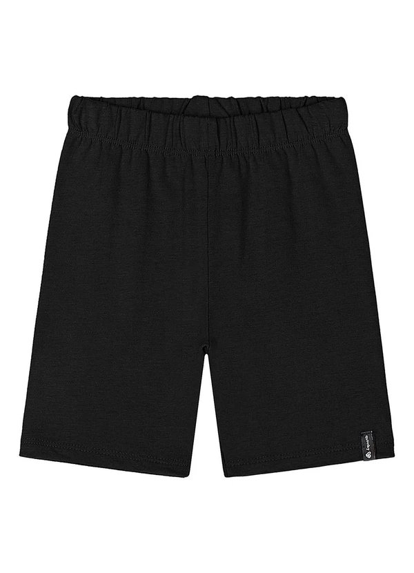 Quimby - Bermuda Ciclista Básica Menina Preto