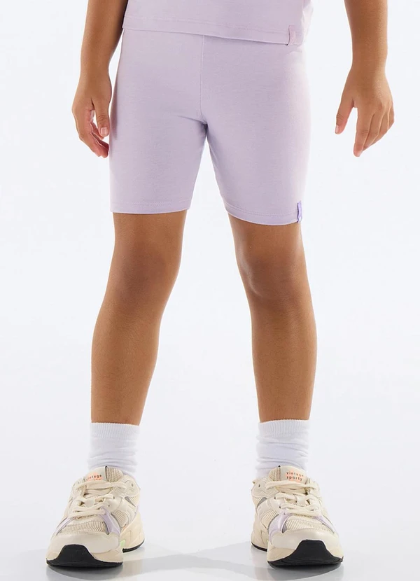 Quimby - Bermuda Ciclista Básica Menina Roxo