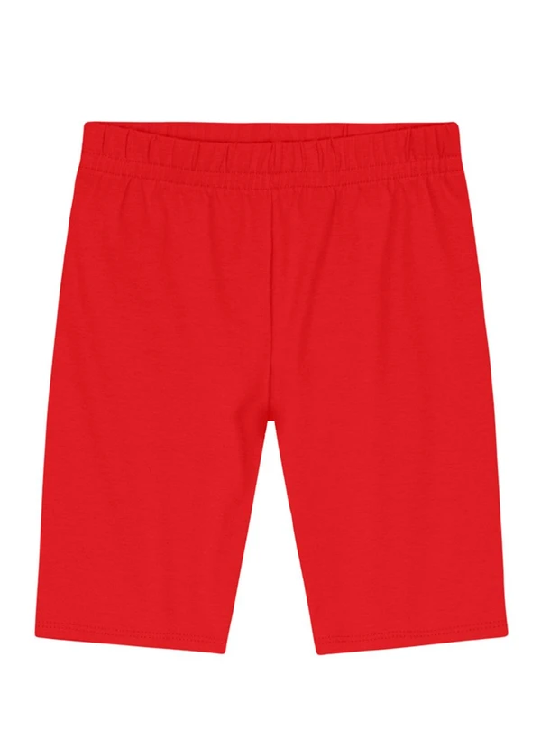 Brandili - Bermuda Ciclista Básica MeninaVermelho
