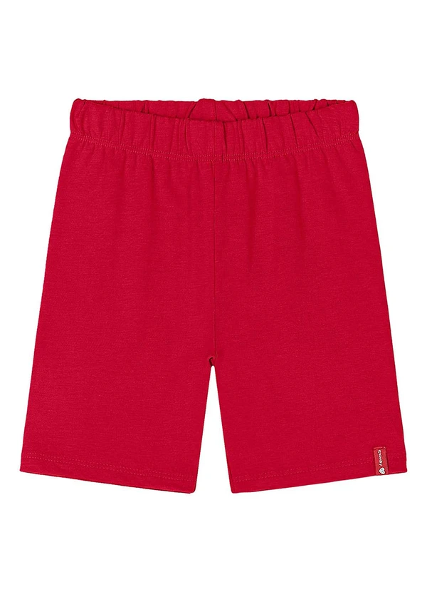 Quimby - Bermuda Ciclista Básica Menina Vermelho