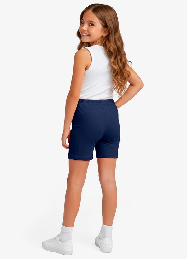 Rovitex - Bermuda Ciclista Infantil Básica Soletex Azul 4