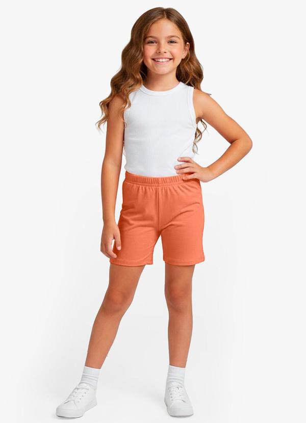 Rovitex - Bermuda Ciclista Infantil Básica Soletex Marrom 3