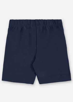 Up Baby - Bermuda Ciclista Infantil Cotton Azul - UP BABY