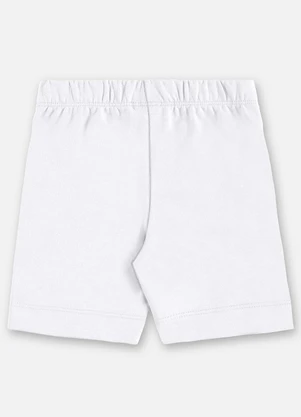 Up Baby - Bermuda Ciclista Infantil Cotton Branco - UP BABY