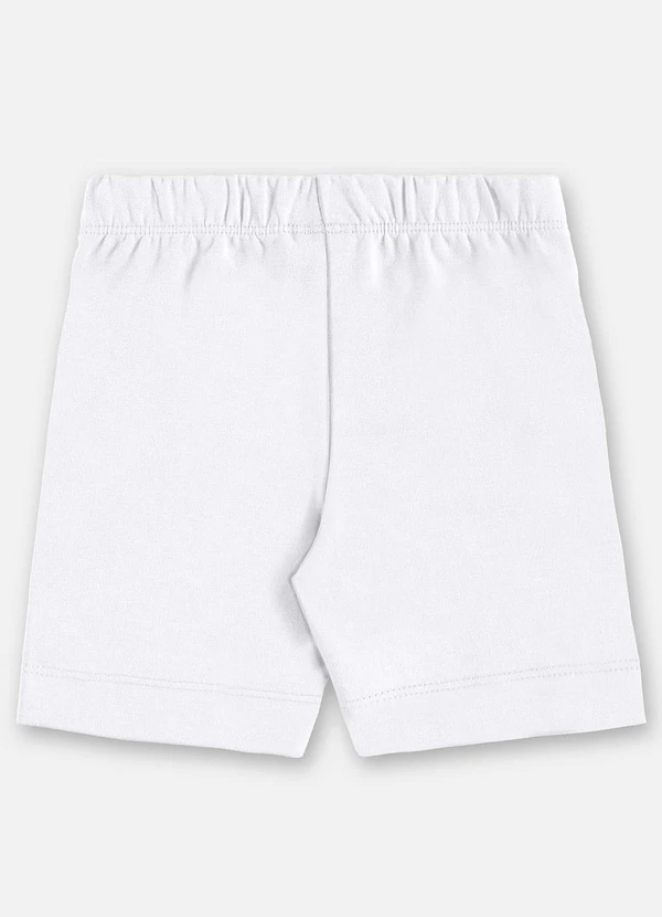 Up Baby - Bermuda Ciclista Infantil Cotton Branco 2