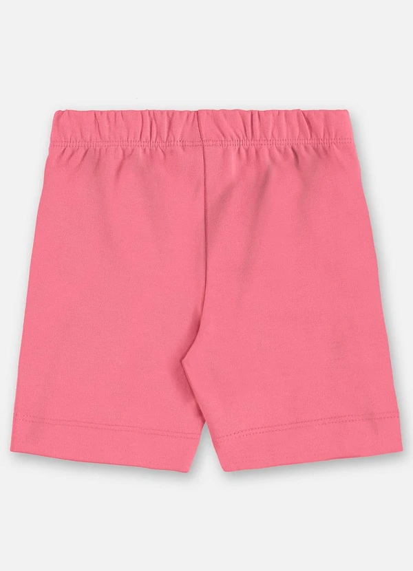 Up Baby - Bermuda Ciclista Infantil Cotton Rosa 2