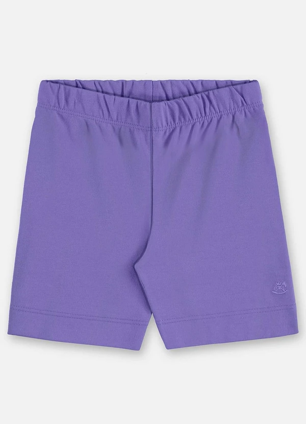 Up Baby - Bermuda Ciclista Infantil Cotton Roxo