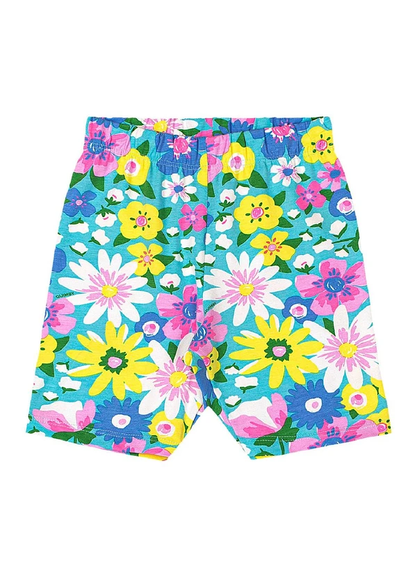 Quimby - Bermuda Ciclista Infantil em Cotton Azul 3