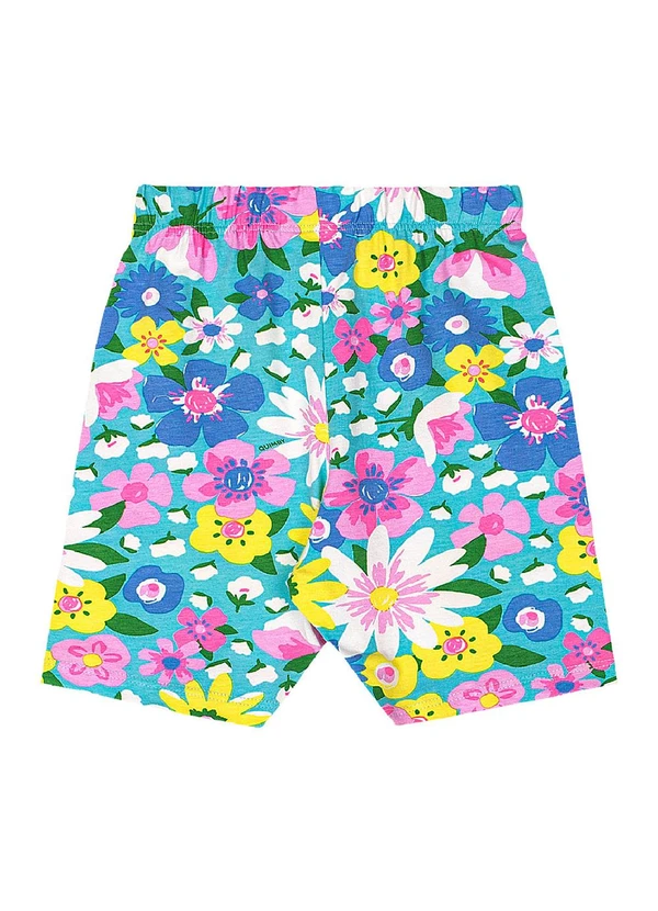 Quimby - Bermuda Ciclista Infantil em Cotton Azul 4