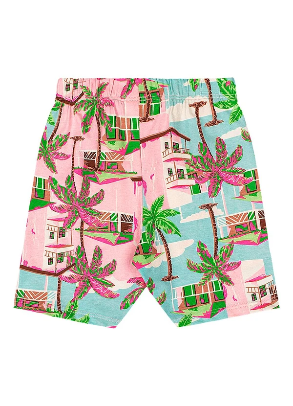 Quimby - Bermuda Ciclista Infantil em Cotton Azul 4