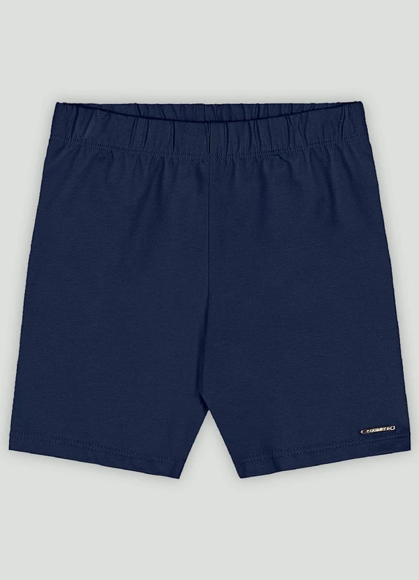 Quimby - Bermuda Ciclista Infantil em Cotton Quimby Azul