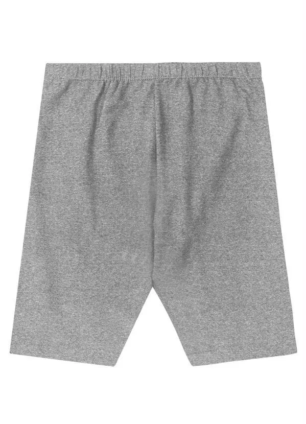 Rovi Kids - Bermuda Ciclista Infantil Menina Cinza 2