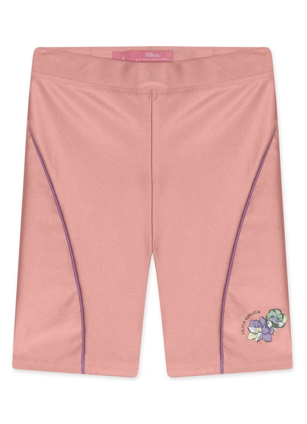 Lilica Ripilica - Bermuda Ciclista Infantil Feminina Rosa