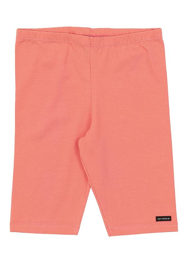 Soft Bonni - Bermuda Ciclista Infantil Feminino Laranja
