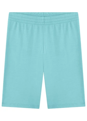 Marlan - Bermuda Ciclista Infantil Menina Cotton Azul - MARLAN