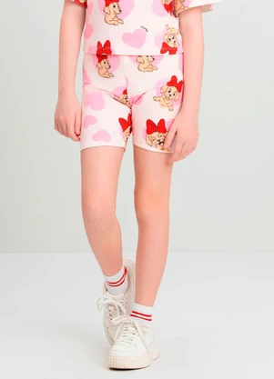 Bermuda Ciclista Infantil Quimby Branco - QUIMBY