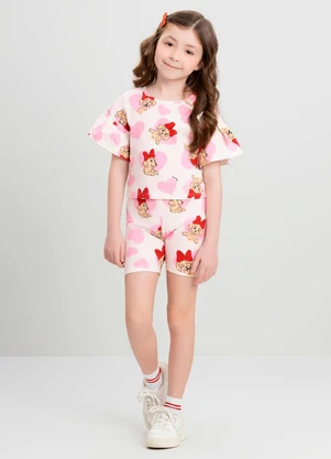 Bermuda Ciclista Infantil Quimby Branco - QUIMBY
