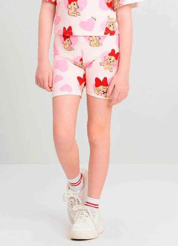 Quimby - Bermuda Ciclista Infantil Quimby Branco