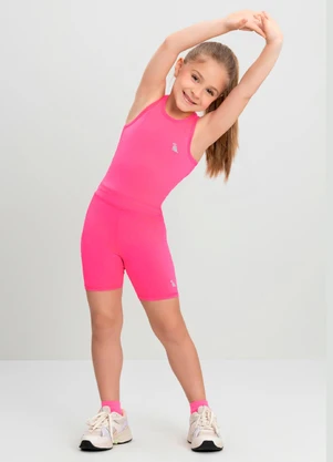 Bermuda Ciclista Infantil Quimby Rosa - QUIMBY