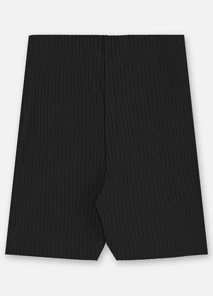 Up Baby - Bermuda Ciclista Infantil Ribana Preto - UP BABY