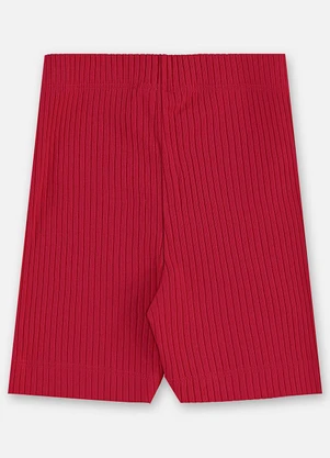 Up Baby - Bermuda Ciclista Infantil Ribana Vermelho - UP BABY