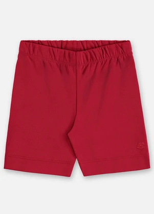 Up Baby - Bermuda Ciclista Infantil Vermelho - UP BABY