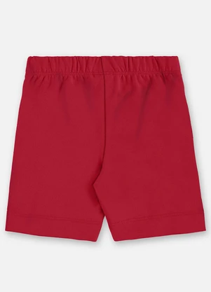 Up Baby - Bermuda Ciclista Infantil Vermelho - UP BABY