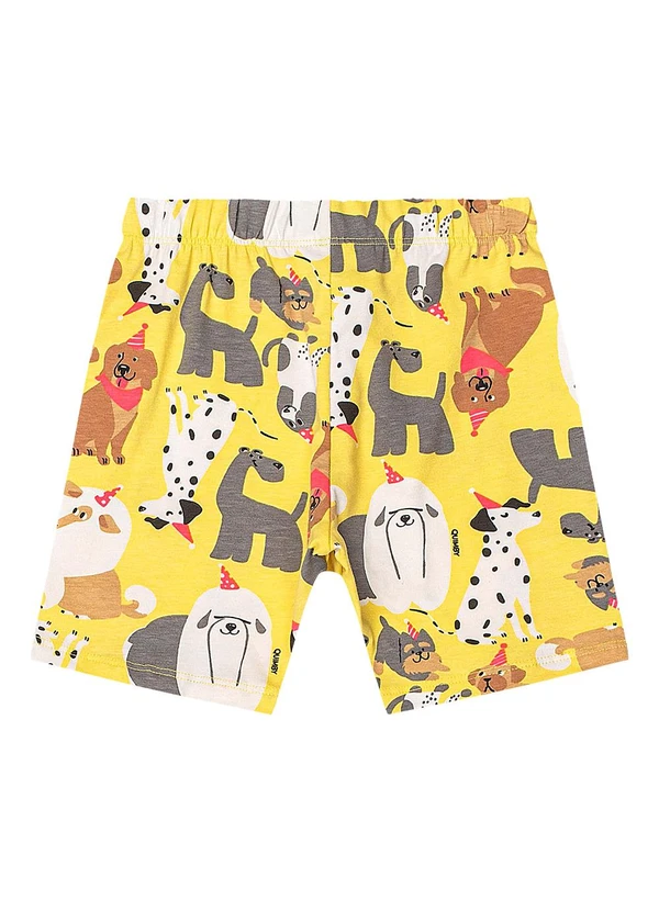 Quimby - Bermuda Ciclista Menina Amarelo 4