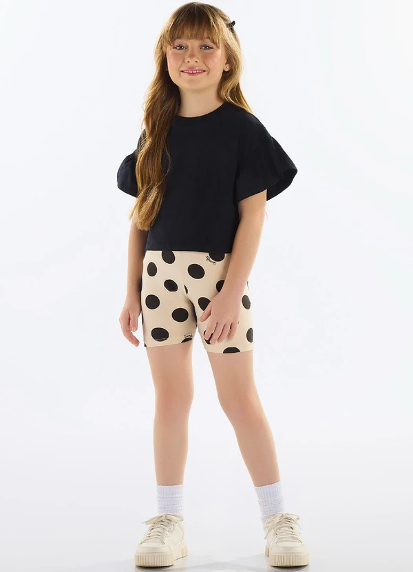 Quimby - Bermuda Ciclista Menina Bege 2