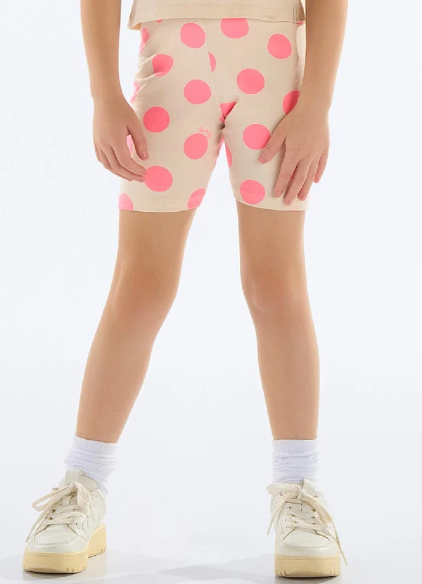 Quimby - Bermuda Ciclista Menina Bege