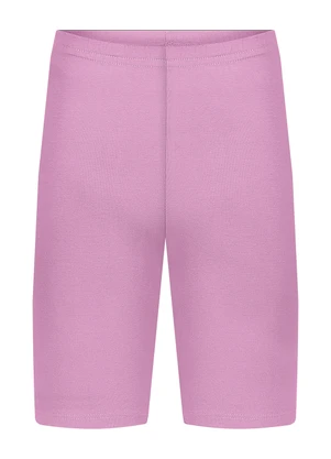 Alakazoo - Bermuda Ciclista Menina em Malha Cotton Rosa - ALAKAZOO
