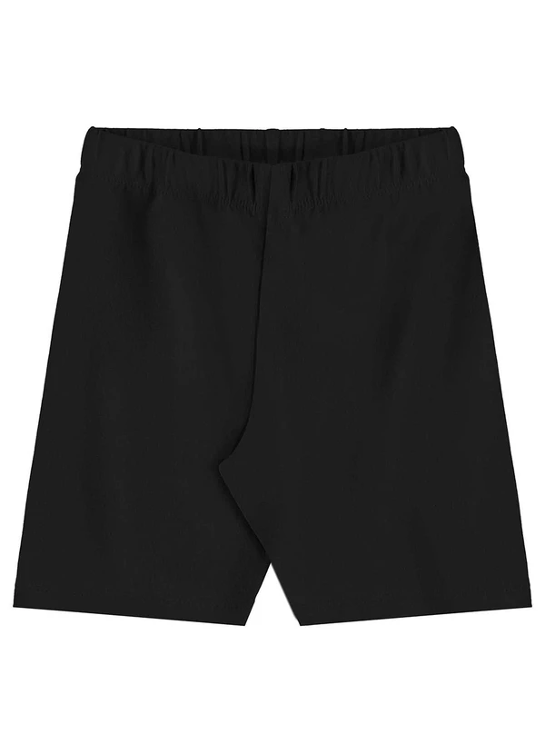 Bee Loop - Bermuda Ciclista Menina Preto 1