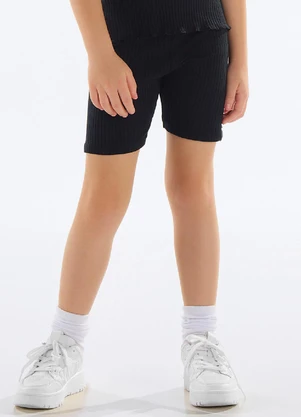 Quimby - Bermuda Ciclista Menina Preto - QUIMBY