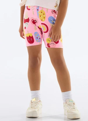 Quimby - Bermuda Ciclista Menina Rosa - QUIMBY