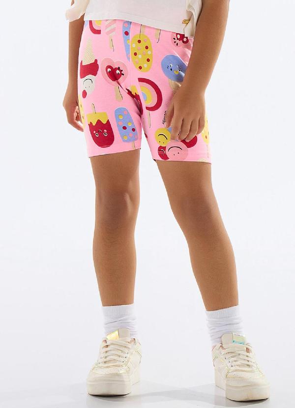 Quimby - Bermuda Ciclista Menina Rosa 1