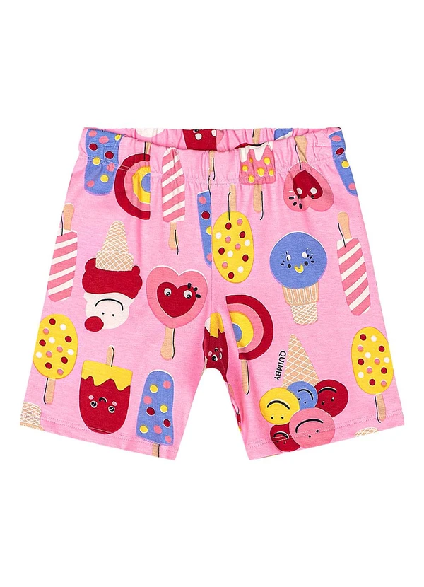 Quimby - Bermuda Ciclista Menina Rosa 3