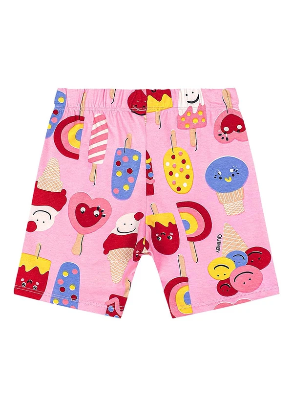 Quimby - Bermuda Ciclista Menina Rosa 4