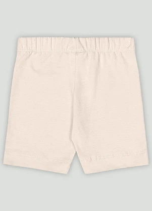 Bermuda Ciclista Menina Up Baby Bege - UP BABY