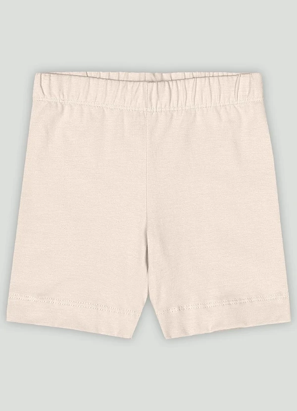 Up Baby - Bermuda Ciclista Menina Up Baby Bege
