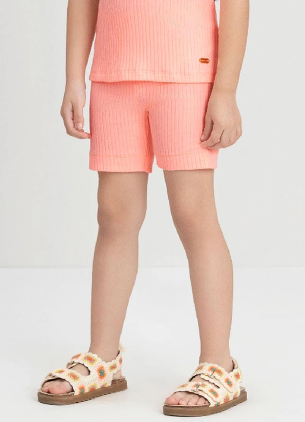 Up Baby - Bermuda Ciclista Menina Up Baby Rosa