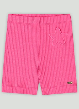 Bermuda Ciclista Menina Up Baby Rosa - UP BABY